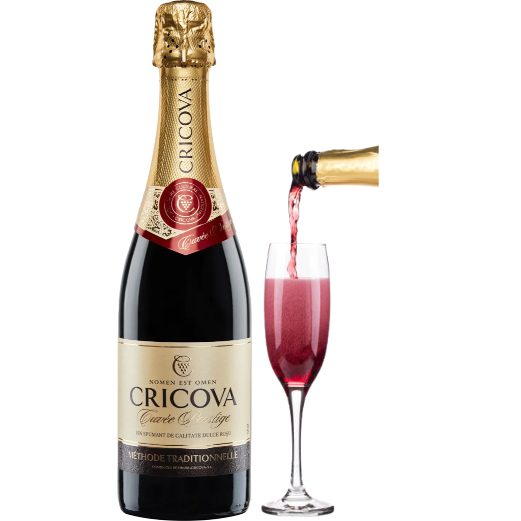 Cricova - Cuvêe Prestige Quality sweet red sparkling wine - Billede 2