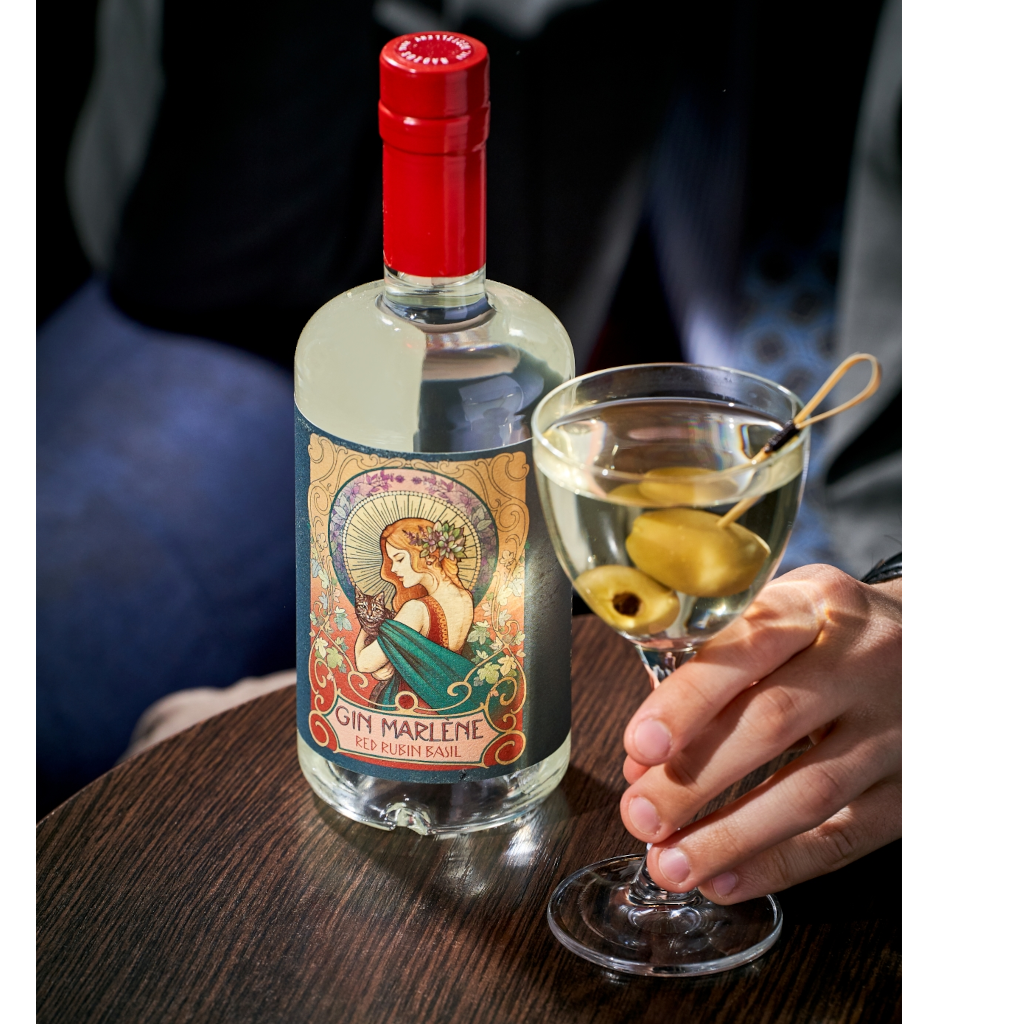 Gin Marlène - Red Rubin Basil - Billede 4