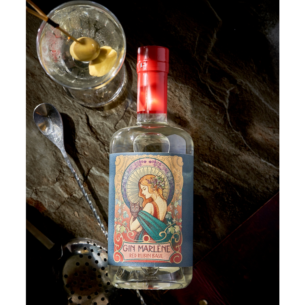 Gin Marlène - Red Rubin Basil - Billede 5